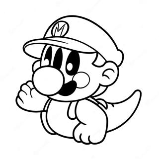 Super Mario Odyssey Cappy Pages À Colorier