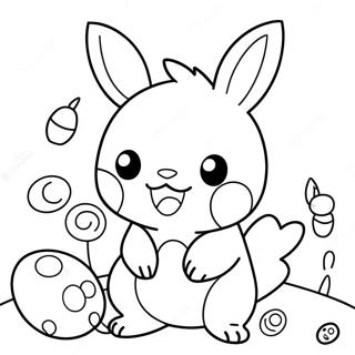 Pokemon Pâques Pages À Colorier