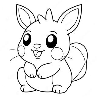 Page De Coloriage Du Mignon Lapin De Paques Pokemon 115200-50842