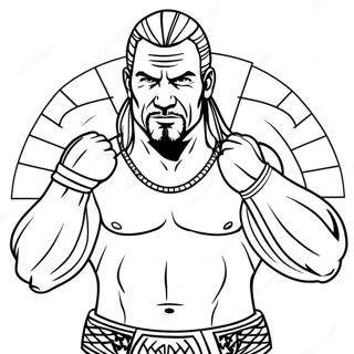 Page De Coloriage De La Wwe 115251-50878