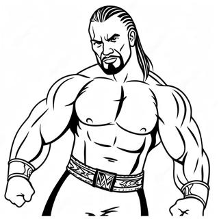 Page De Coloriage De La Wwe 115251-50879