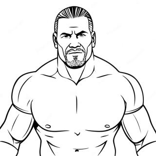 Page De Coloriage De La Wwe 115251-50880