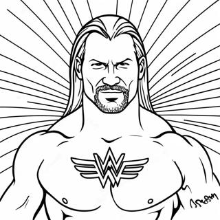 Page De Coloriage Wwe Avec Nom Personnalise 115380-50977