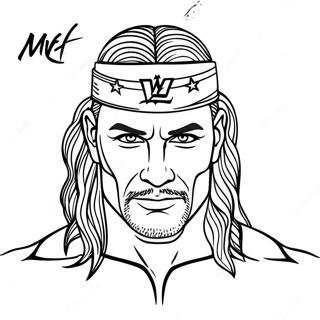 Page De Coloriage Wwe Avec Nom Personnalise 115380-50978