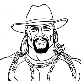 Page De Coloriage Wwe Superstar Unique 115382 50985