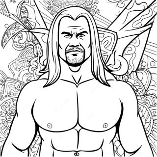 Page De Coloriage Wwe Superstar Unique 115382 50988