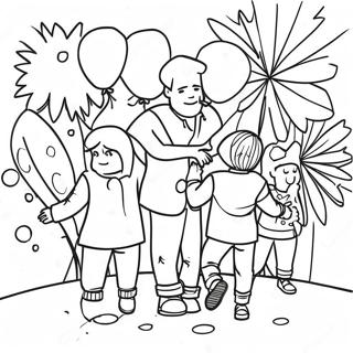 Page De Coloriage De La Celebration Du Retour A La Maison 115484-51058