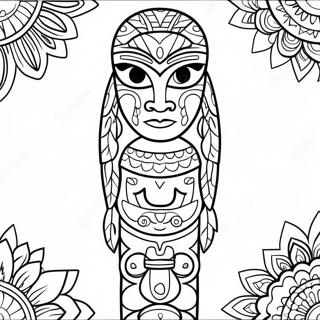 Page De Coloriage De Totem 115535-51099