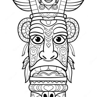 Page De Coloriage De Totem 115535-51100