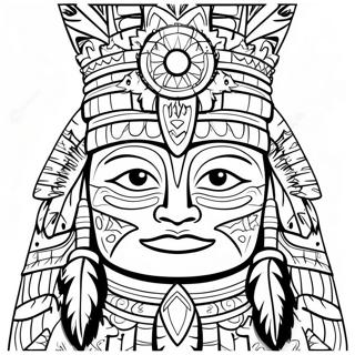 Page De Coloriage De Totem Amerindien 115536-51101