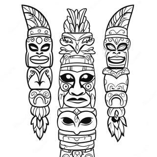 Page De Coloriage De Totem Colore 115537-51105