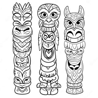 Page De Coloriage De Totem Animal 115539-51115