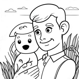 Page De Coloriage Dian Et Barley Den Avant 115665-51205