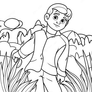 Page De Coloriage Dian Et Barley Den Avant 115665-51207