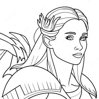 Page De Coloriage Daenerys Targaryen Dragon 115741-51262