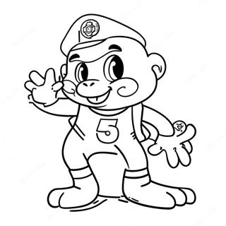 Page De Coloriage De La Mascotte Des Buckeyes De Letat De Lohio 115896-51381