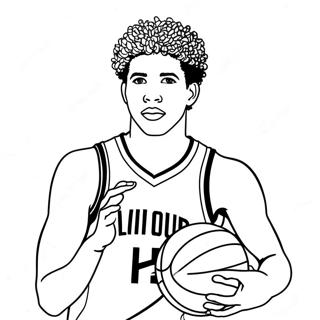 Page De Coloriage De Lamelo Ball 115920-51398