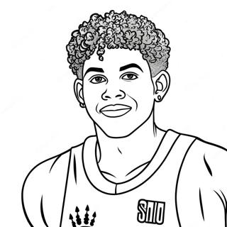 Page De Coloriage De Lamelo Ball 115920-51399