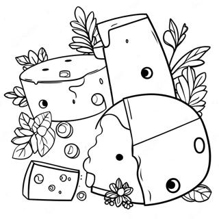 Fromage Pages À Colorier