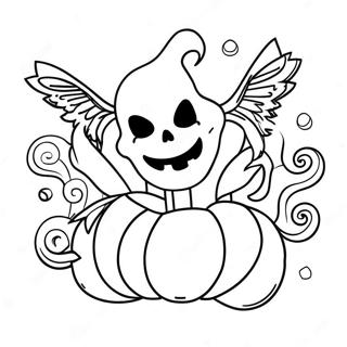 Logo Halloween Spirit Pages À Colorier