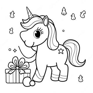 Page De Coloriage De Licorne Danniversaire 116309-51700