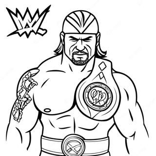 Page De Coloriage Wwe 116335-51719