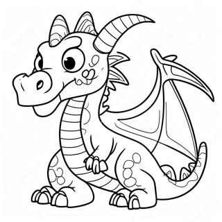 Page De Coloriage De Modele De Marionnette Dragon 116361-51738