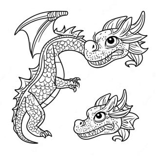 Page De Coloriage De Modele De Marionnette Dragon 116361-51740