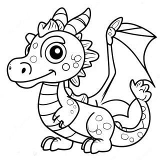 Page De Coloriage De Modele De Marionnette Dragon Colore 116362-51741