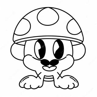 Page De Coloriage Du Champignon Mario Colore 116492 51845