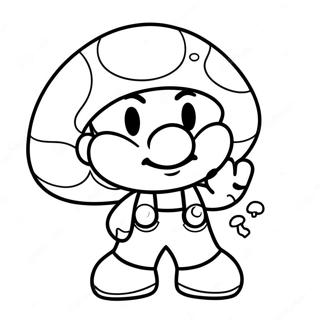 Page De Coloriage Du Champignon Mario Colore 116492 51848