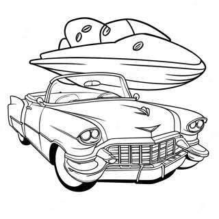 Page De Coloriage Cadillac Classique Decapotable 116721-52188