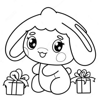 Page De Coloriage De Cinnamoroll Noel 116823-52263