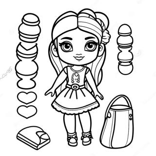 Page De Coloriage Bratz Fashionista Stylee 116901-52327