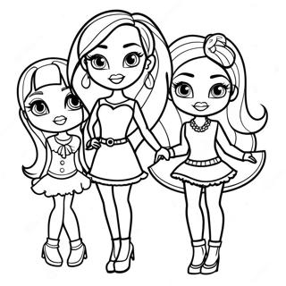 Page De Coloriage Defile De Mode Bratz 116904-52338