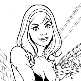 Gwen Stacy Pages À Colorier