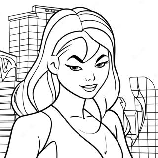 Page De Coloriage De Gwen Stacy 116978-52384