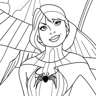 Page De Coloriage De Gwen Stacy En Costume De Spider Man 116979-52385