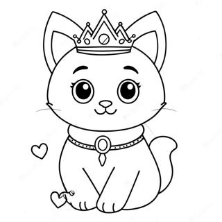 Page De Coloriage Princesse Kitty 117030-52423