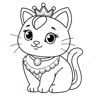 Page De Coloriage Princesse Kitty 117030-52424