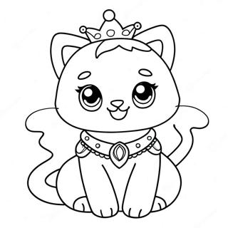 Page De Coloriage Princesse Kitty Etincelante 117031-52426