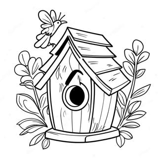 Page De Coloriage De Maison Doiseau 117081-52464