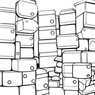 Page De Coloriage De Blocs De Construction Colores 117209-52557