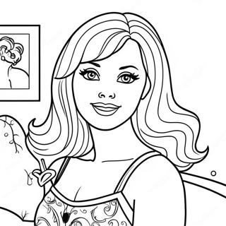 Barbie Rétro Des Années 90 Pages À Colorier