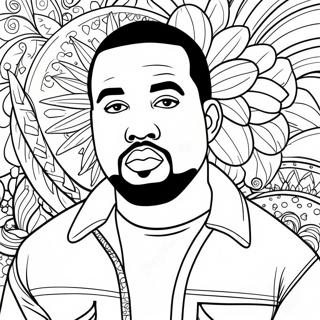 Kanye West Pages À Colorier