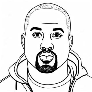 Page De Coloriage De Kanye West 117622-52870