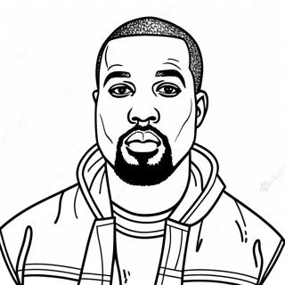 Page De Coloriage De Kanye West 117622-52871