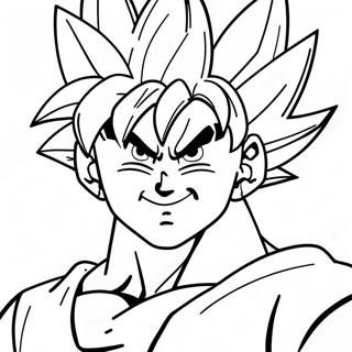 Goku Super Saiyan Bleu Pages À Colorier