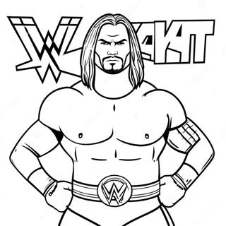 Wwe Page De Coloriage 117700-52931