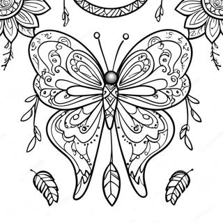 Page De Coloriage De Papillon Attrape Reves 117726-52951